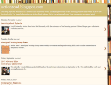 Tablet Screenshot of actionread.blogspot.com