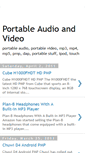 Mobile Screenshot of portableaudioandvideo.blogspot.com