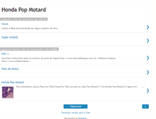 Tablet Screenshot of hondapopmotard.blogspot.com