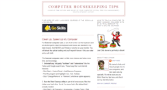 Desktop Screenshot of computerhousekeepingtips.blogspot.com