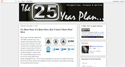 Desktop Screenshot of 25yearplan.blogspot.com