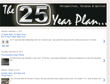 Tablet Screenshot of 25yearplan.blogspot.com