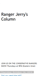 Mobile Screenshot of conservativerangers.blogspot.com