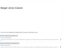 Tablet Screenshot of conservativerangers.blogspot.com