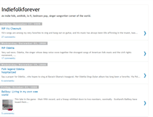 Tablet Screenshot of indiefolkforever.blogspot.com
