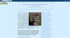 Desktop Screenshot of lessonsworthlearning.blogspot.com