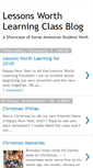 Mobile Screenshot of lessonsworthlearning.blogspot.com
