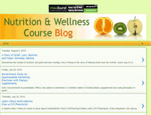 Tablet Screenshot of nutrition-course.blogspot.com