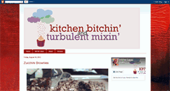 Desktop Screenshot of kitchenbitchinandturbulentmixin.blogspot.com