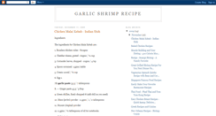 Desktop Screenshot of garlicshrimprecipe-tip.blogspot.com