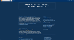 Desktop Screenshot of mafiawars-blog.blogspot.com