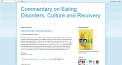 Desktop Screenshot of eatingdisorderhopeculture.blogspot.com