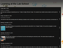 Tablet Screenshot of learningatthelabschool.blogspot.com