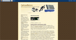 Desktop Screenshot of optionalbattery.blogspot.com