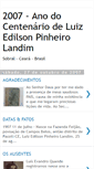 Mobile Screenshot of centenarioedilsonlandim.blogspot.com