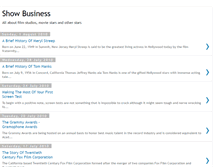 Tablet Screenshot of aboutshowbusiness.blogspot.com