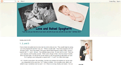 Desktop Screenshot of loveandbakedspaghetti.blogspot.com