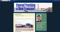 Desktop Screenshot of conradboattransport.blogspot.com