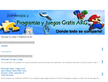 Tablet Screenshot of programasyjuegosgratisarg.blogspot.com
