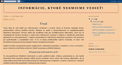 Desktop Screenshot of informacie.blogspot.com