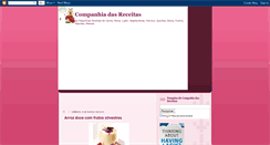 Desktop Screenshot of companhiadasreceitas.blogspot.com