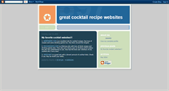 Desktop Screenshot of cocktailrecipes.blogspot.com