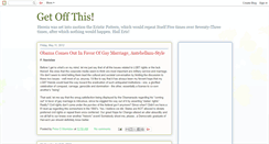 Desktop Screenshot of getoffthis.blogspot.com