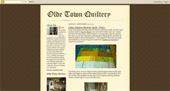 Desktop Screenshot of oldetownquiltery.blogspot.com