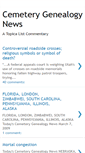 Mobile Screenshot of cemeterygenealogynews.blogspot.com