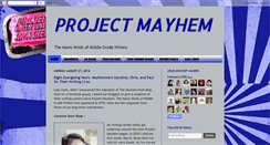 Desktop Screenshot of project-middle-grade-mayhem.blogspot.com