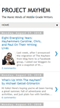 Mobile Screenshot of project-middle-grade-mayhem.blogspot.com