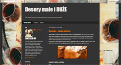 Desktop Screenshot of desery-male-i-duze.blogspot.com