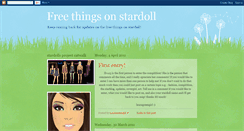 Desktop Screenshot of free-things-on-stardoll.blogspot.com
