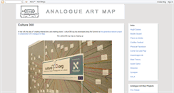 Desktop Screenshot of analogueartmap.blogspot.com