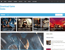 Tablet Screenshot of downloadgamegratis4u.blogspot.com