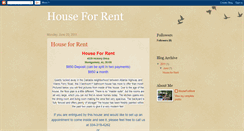 Desktop Screenshot of houseforrent-pictures.blogspot.com