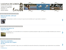 Tablet Screenshot of lagunadelobos.blogspot.com