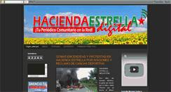 Desktop Screenshot of lahaciendaestrella.blogspot.com