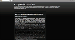 Desktop Screenshot of exopusdecostarica.blogspot.com