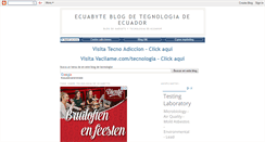 Desktop Screenshot of ecuabyte.blogspot.com