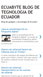 Mobile Screenshot of ecuabyte.blogspot.com