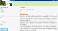 Desktop Screenshot of beyondorganicnet.blogspot.com