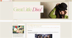 Desktop Screenshot of greatlittlediva.blogspot.com