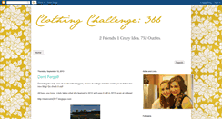 Desktop Screenshot of clothingchallenge366.blogspot.com