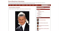 Desktop Screenshot of davidbeckhamhairstyles.blogspot.com