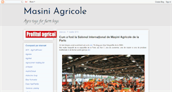 Desktop Screenshot of masiniagricole.blogspot.com