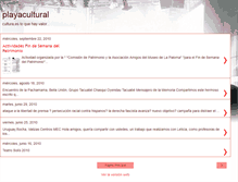 Tablet Screenshot of playacultural.blogspot.com