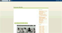 Desktop Screenshot of immenseworlds.blogspot.com