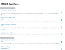 Tablet Screenshot of jacketbaseball.blogspot.com