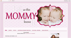 Desktop Screenshot of mommyknowslife.blogspot.com